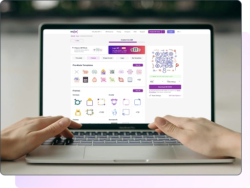 ME-QR: Omfattende designfrihed