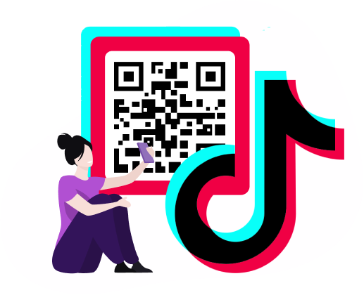 كود QR في تيك توك