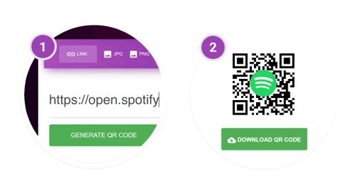 Comment créer Spotify QR?