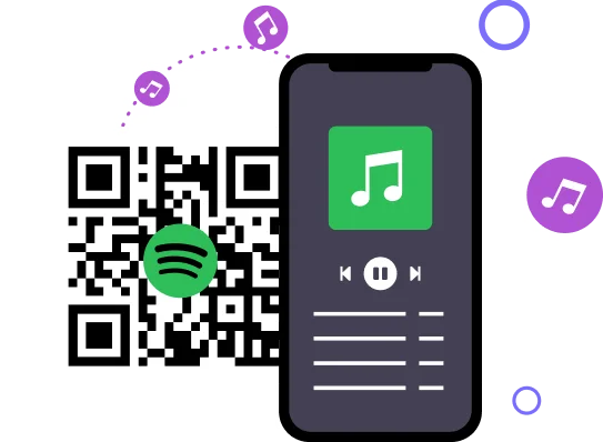 Creation QR code for Spotify