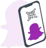 Código QR para o Snapchat