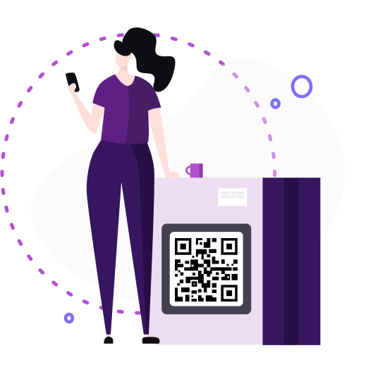 QR-code delen