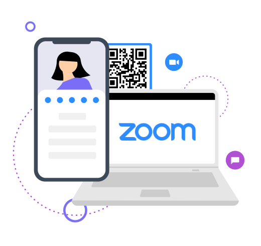 zoom qr code video star